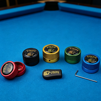 QFH-01 TAOM Porte-craie magnétique avec clip ceinture, étui à craie pour queue de billard, aimant puissant, boîte à craie Taom pour billard et snooker