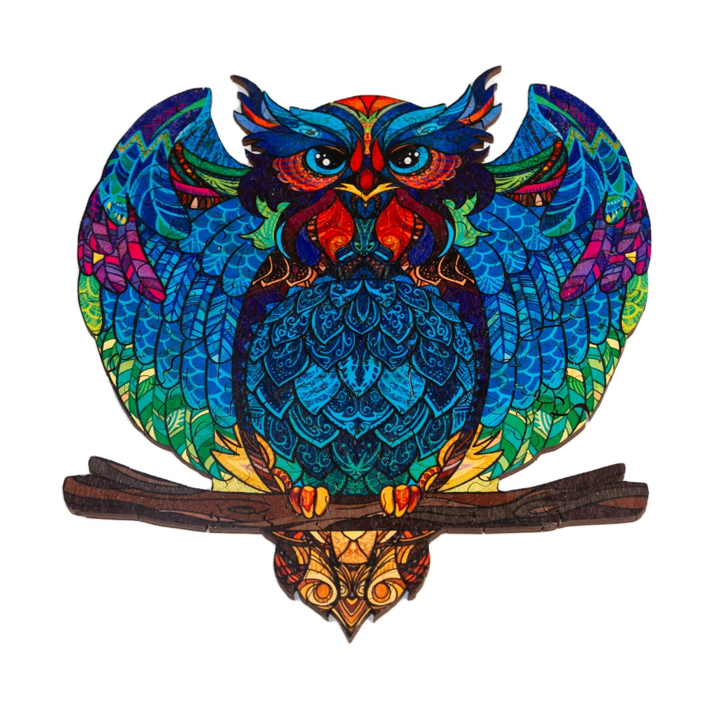 3D Пазлы деревянная Сова пазл на заказ обучающие игрушки для детей