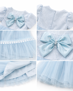 ชุดเดรสผ้าทูลล์หรูหราประดับโบว์ขนาดใหญ่สำหรับงานวันเกิดหรืองานแต่งงาน - Product Image 2