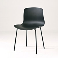 Chaise en plastique blanc moderne pour la formation et l'utilisation à la maison/bureau
