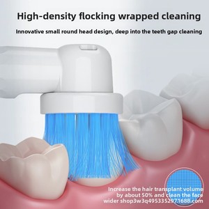 Cabezales de repuesto para <span class=keywords><strong>cepillo</strong></span> de dientes eléctrico Onic, compatibles con los cabezales <span class=keywords><strong>Oral</strong></span>-<span class=keywords><strong>B</strong></span>, cerdas suaves, venta al por mayor, logotipo personalizado - Product Image 4