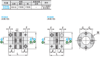 Accouplement de moteur réducteur, Accouplement flexible en alliage d'aluminium, Accouplement à diaphragme