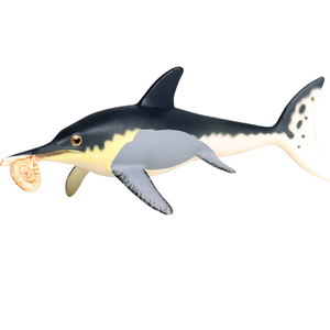 Yxs enfants simulent Marine solide dinosaure jouet préhistorique animal modèle Ichthyosaurus diocanthus mosasaur - Product Image 1