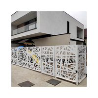 Portes de jardin personnalisées, clôtures, treillis, portails, clôtures en aluminium de haute qualité, garde-corps de balcon en aluminium, treillis, portails