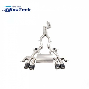 ระบบท่อไอเสียแคทแบ็คสแตนเลส T304 พร้อมวาล์วและท่อ X-Pipe สำหรับ BMW M3 G80 S58 3.0T – ท่อไอเสียสมรรถนะสูงพร้อมปลายท่อแบบ Quad Tips - Product Image 1