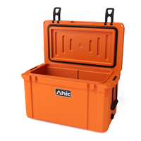 Glacière rigide double couche en PE de 40 L avec maintien de la glace pendant 5 jours pour boissons et pêche