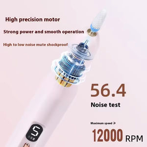 Lima de Uñas Eléctrica Profesional Recargable y Portátil para Uso en Casa o Salón, con Lámpara UV LED - Product Image 3