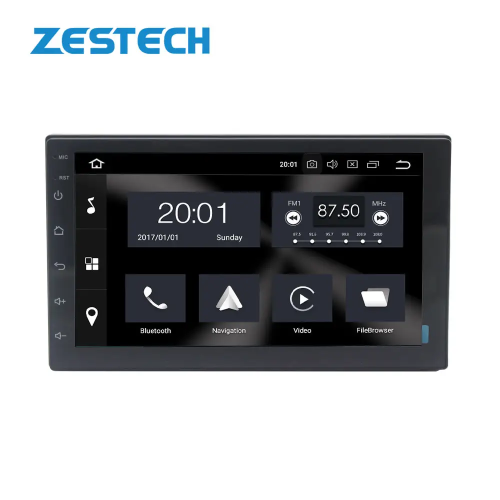 ZESTECH 7 Zoll Universal 8 Kerne Android 11 Auto DVD Multimedia Player Video Stereo mit GPS WIFI 4G Sim DSP 7 Zoll Touchscreen