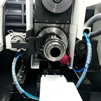 Tour CNC SM385 à double broche 7 axes, course 40mm-220mm, FANUC SYNTEC, machine de tournage haute précision pour l'automobile de précision
