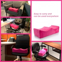 Coussin cervical en mousse à mémoire de forme haute densité pour chaise de bureau, support dorsal, forme en U, amovible et lavable, anti-tirage, vente en gros
