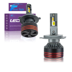 Оптовая продажа светодиодных ламп M8pro M8 Pro H4 для фар автомобиля, 12В 130Вт, белый свет, H1 H3 9005 9012, 6000K - Product Image 2