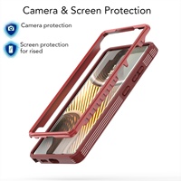 Étui de protection transparent magnétique de luxe 3-en-1 avec clip arrière pour Samsung S25 S26 S24 A17 A07 A18 A08 – Coque de téléphone Defender Fundas