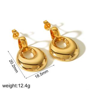 Trendy No Fading Hypoallergenic Designer Luxury Stainless Steel Bridal Korean 14k 18k Gold Fashion <b>Jewelry</b> <b>Sets</b> <b>for</b> <b>Women</b> - Product Image 4