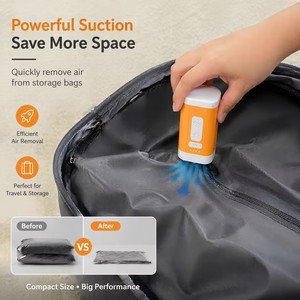 Mini Bomba Inflable, Bomba <span class=keywords><strong>de</strong></span> Aire Pequeña, Recargable con Batería <span class=keywords><strong>de</strong></span> Litio, <span class=keywords><strong>para</strong></span> Inflar y Desinflar Colchones <span class=keywords><strong>de</strong></span> Aire, Sofás y Colchonetas - Product Image 4
