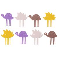 Fourchettes mignonnes en forme d'animaux pour enfants, accessoires pour boîte à lunch et bento, écologiques, qualité alimentaire, mini 3-6 cm, rentrée scolaire