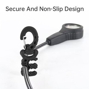 3‑Hole Scuba Diving Regulator Hose Quick Release Buckle 360° Rotation Dive Hose Holder <b>Clip</b> - Product Image 3