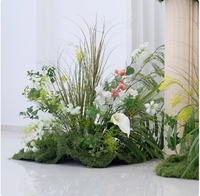 New Forest Style Green Künstliche Blumen arrangement für Home Thanksgiving Oster feiern Hochzeit Hintergrund Frische Hochzeit