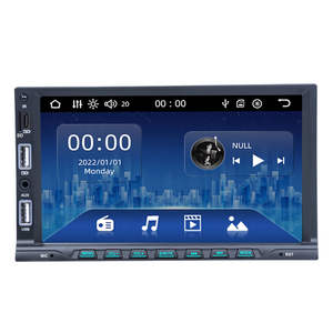 Lecteur MP5 universel pour voiture 7028B avec écran tactile de 7 pouces, prise en charge du Mirror Link, radio FM, musique, lecteur <span class=keywords><strong>DVD</strong></span> de voiture avec Bluetooth intégré - Product Image 1