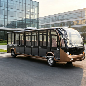 Bus électrique de tourisme à conduite stable avec dispositif d'alarme d'urgence, intérieur confortable et silencieux, pour zone touristique culturelle - Product Image 1