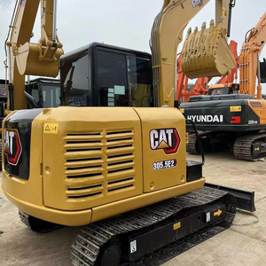 รถขุดขนาดเล็ก 5.5 ตัน 5 ตัน 6 ตัน Caterpillar 305.5E 305.5E2 305.5 รถขุดไฮดรอลิกแบบตีนตะขาบ ปั๊มไฮดรอลิก Denison ได้รับการรับรองมาตรฐาน CE - Product Image 1
