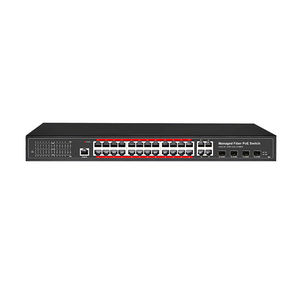 S5800WP-24G-4TC-BT 4* SFP+4*(RJ45)+24* พอร์ต PoE+1*พอร์ตคอนโซล+สวิตช์ PoE แบบจัดการได้ L2 สำหรับ FTTX ระบบเครือข่ายไร้สาย Zikun - Product Image 1