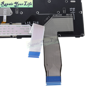 Teclado de ordenador portátil en inglés de EE. UU. Para LENOVO <span class=keywords><strong>ThinkPad</strong></span> L15 Gen 4 con Trackpoint SN3103B teclados de con marco negro sin retroiluminación - Product Image 6