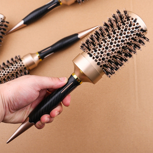 Di alta qualità rullo rotondo spazzola ionica termici per salone in alluminio tubo per capelli pettine per donne spazzola a rullo - Product Image 5
