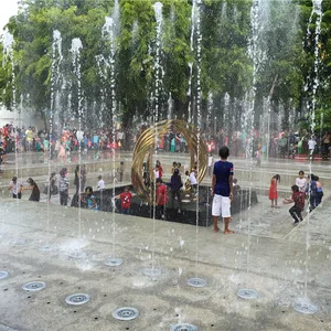 water indoor music fountain dry floor fountain on palaza for hotel