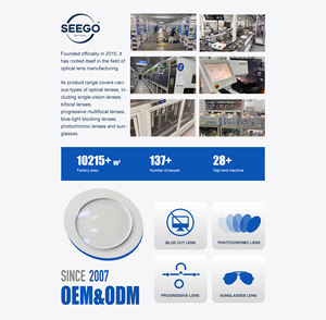 Lentes multifocales verdes grandes 1,61, Zoom inteligente, gafas para miopía de presbicia progresiva interna de doble uso lejano - Product Image 4