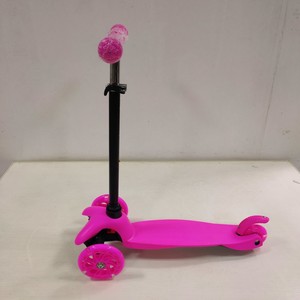 Trottinette pour enfants réglable en hauteur, légère, de 3 à 6 ans, trottinette à pédales violette pour enfants - Product Image 2