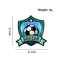Épingles personnalisées en métal, logo de football, tournoi 2026, alliage de zinc, badge de football en émail pour les fans, souvenirs, broche