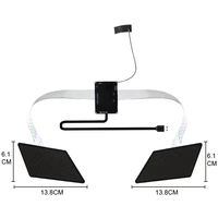 Nouveau panneau d'affichage LED multifonctionnel pour voiture, yeux de démon, yeux d'aigle, yeux de diable, écran clignotant, programmable par application