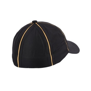 Hochwertige Dobby 100% <span class=keywords><strong>Polyester</strong></span> 6-Panel Gebogener Schirm Flex Fitted Baseballkappe mit Individuellem Logo Handgefertigte 3D-Stickerei Schleifen Perlen - Product Image 3