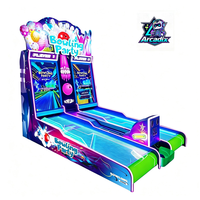 Machine de jeu d'arcade de bowling à monnayeur pour 2 joueurs, avec système de rédemption de tickets, pour centre de jeux et sports d'intérieur
