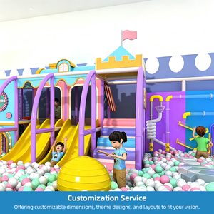 Conception de château gonflable pour aire de jeux pour enfants, grand toboggan intérieur, piscine <span class=keywords><strong>Bobo</strong></span>, équipement d'aire de jeux gonflable, personnalisation - Product Image 4