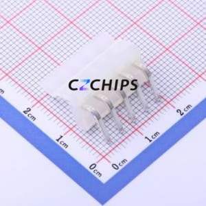 HC-3.96-5A5W-G Wire-to-Board Pin Header Bent Lead Through Hole,P=3.96mm Connector 1x5P 3.96mm Right Angle Insert CH - Product Image 2