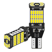 RGB Multicolor foco bombillo T10 158 45SMD led luces LED T10 para automotivo