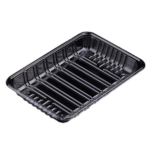 Barquette d'emballage en PET transparente jetable de qualité supérieure de la marque Zhongxing, modèle 3013, pour fruits, légumes et viande en supermarché - Product Image 1