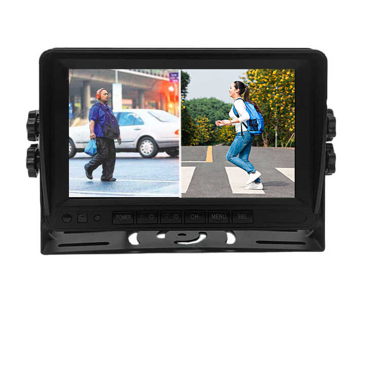 Kit Telecamera Retromarcia Con Monitor 7'' 1080P AHD - Visione Notturna 170°, Impermeabile IP69 Per Camper E Furgoni