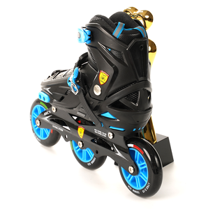 <span class=keywords><strong>Patines</strong></span> en Línea <span class=keywords><strong>Infantiles</strong></span> Happy Star de <span class=keywords><strong>3</strong></span> <span class=keywords><strong>Ruedas</strong></span> con <span class=keywords><strong>Ruedas</strong></span> de PU ABEC-7 con Luces Intermitentes, Gran Venta - Product Image 4