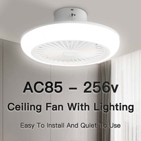Ventilateur de Plafond Décoratif à Télécommande Intelligente Moderne de Salon avec Lumière/Ventilateurs de Plafond Led/Éclairage de Ventilateur à Gradation