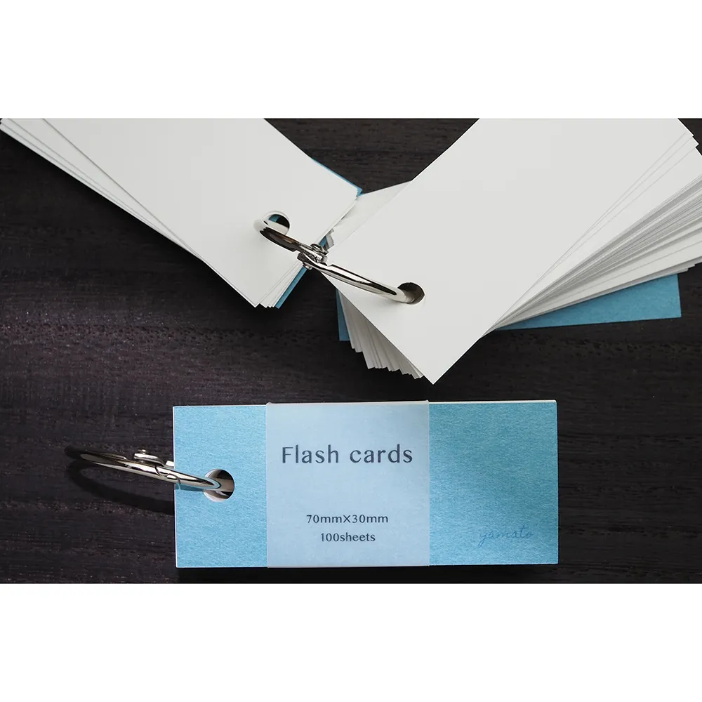 Woodfree Paper High Quality Index Customise Flash Cards For Writing