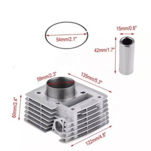 Kit de Cilindro de Alta Gama para Motor de Motocicleta Diámetro 54MM Repuestos de Motor para YAMAHA YBR125 XTZ125 YBX125 Motores de Motocicleta para Ybr125 - Product Image 3