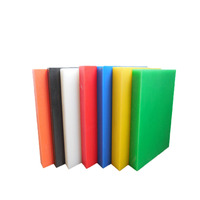 Feuille de plastique en polyéthylène PE HD de 3 à 110 mm d'épaisseur, rouge, noir, jaune