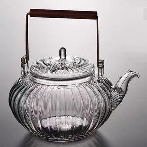 Tetera de Vidrio Resistente al Calor de 600 ml, Diseño de Lujo, Fabricante, Personalizable OEM y ODM, para Uso Diario <span class=keywords><strong>Familiar</strong></span> - Product Image 1