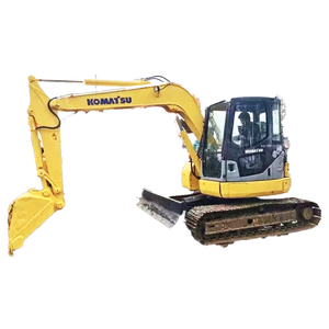 Mini-excavatrice Komatsu PC78 d'occasion |   Excavatrice hydraulique d'occasion de 8 tonnes avec moteur Cummins, pompe Kawasaki, moteur hydraulique et marteau hydraulique - Product Image 1