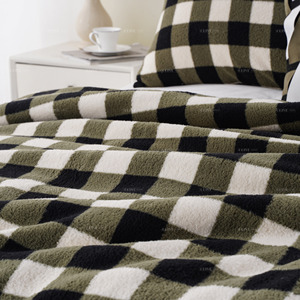 Juego de Edredón de Sherpa con Diseño a Cuadros Buffalo, 100% Poliéster, Cálido y Acogedor para Invierno - Product Image 2