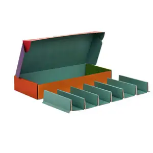 Custom Wholesale Rectangular Express Packaging Paper Box Gift Packaging Folding Box Color Aircraft Box