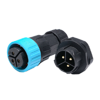 Système d'alimentation solaire à verrouillage rapide A12 A14 A16 A18 A19 A25 IP68, étanche, avec connecteurs FPC, LED, contacts en cuivre, boîtier en nylon, mâle/femelle