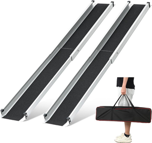 <span class=keywords><strong>Rampe</strong></span> de fauteuil roulant réglable personnalisée de 6 pieds rampes portables télescopiques pour marches Rampes antidérapantes pour fauteuil roulant pour la maison - Product Image 2